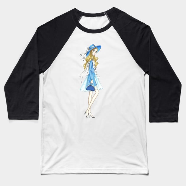 The Duchess Baseball T-Shirt by Ji Illustrator